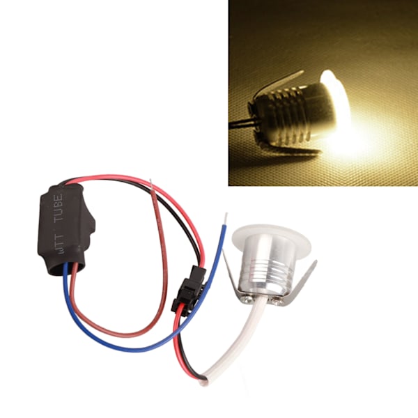 Mini infällda spotlights Professionell rund form LED-takspotlights för inomhus vardagsrum matsal AC85‑265V Naturligt ljus 4000K