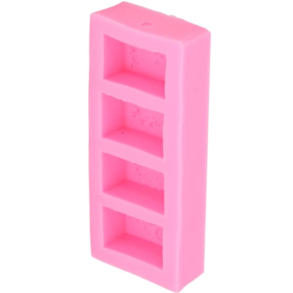 Silikonform Fire Blomsterstokk Silikonsåpe Fondant Kake Gelé Puddingform Dekor