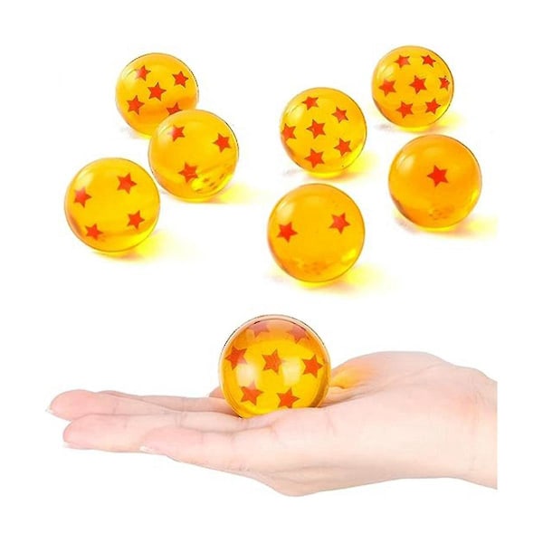 7 KPL 27mm Lohikäärme Pomppivat Pallot 3-ulotteinen Tähti Pomppiva Pallo Peli Kristallihartsi Pallo Lahja Syntymäpäiväjuhla Pelipallo-B10