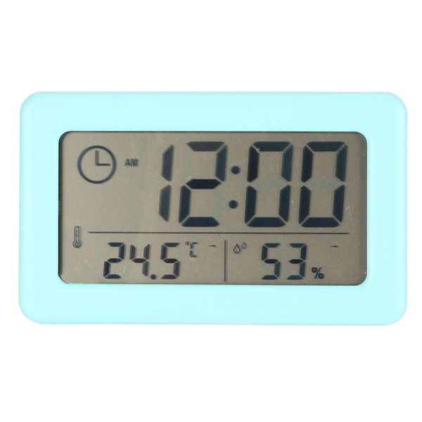Digital skrivbordsklocka Stor skärm 12/24h Tid Temperatur Display Stativ Liten digital klocka för kontorsskola Hem