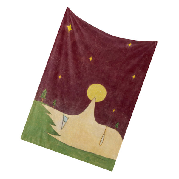 Konst mönster filt enkel bekväm mjuk maskintvättbar dekorativ filt för säng soffa vardagsrum BL684‑2 120x150cm