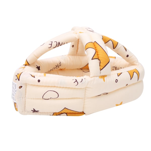 Baby Cloth Protective Cap Comfortable AntiCollision Toddler Learn to Walk Head Protection(Light Salmon Color )