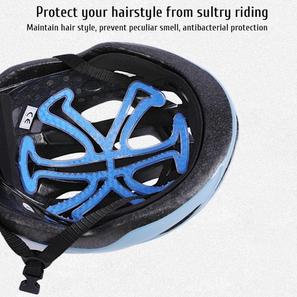 Hjälm Inner Silicone Hjälm Pad Andas Anti Svett Frisyr Hjälm Pad Huvudskydd Liner Universal Hjälm Pads