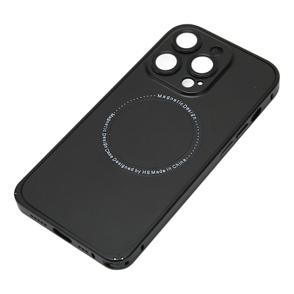 Magnetiskt phone case med kameralinsskydd Cover för MagSafe Black for IPhone 14 Pro