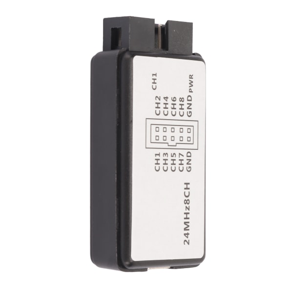 8-kanals USB Logic Analyzer-enhet med bufferstøtte 24Mhz 8CH USB Logic Analyzer 5V