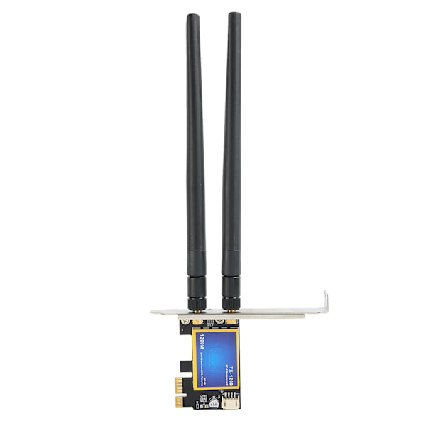 PCIE WiFi-kort 2.4G 5G Dual Band 1200Mbps Bluetooth 4.0 PCIE WiFi-kort Desktop trådløs netværksadapter