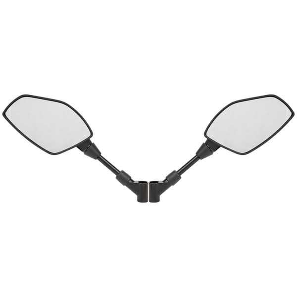 Par Motorcykel Backspeglar Universal Styrände Glas Flexibel Styrfäste