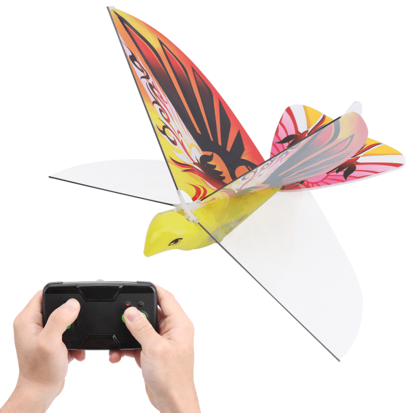 RC Flygande Fågel Leksak Hög Simulation 2.4GHz Fjärrkontroll EBird Barn Leksak (Orange)
