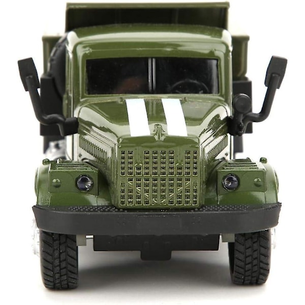 1:43 Mittakaavan Metalliauto Äänellä ja Valolla Sotilaskuorma-auton Leikkisotureiden Toimintahahmojen Simulaatio Sotilaskeräily Miniatyyriajoneuvon Koriste Lapsen Syntymäpäiville