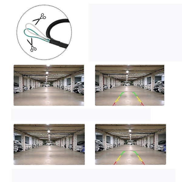 Backkamera för bilparkering