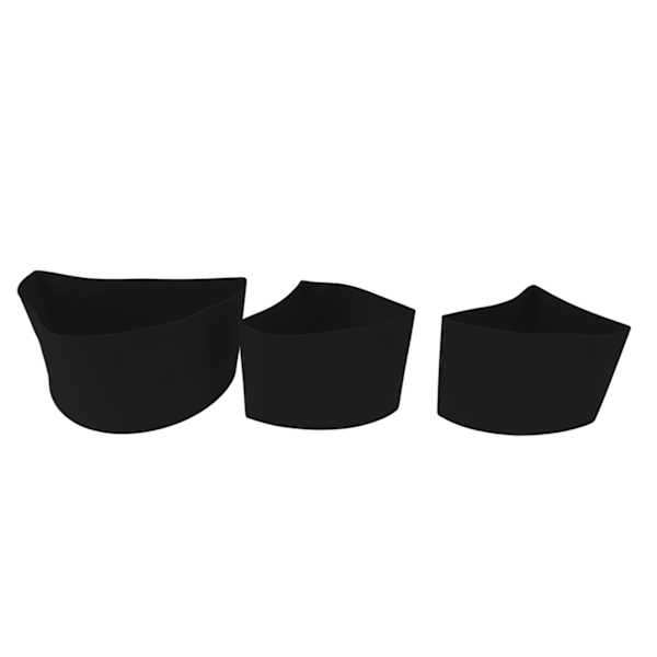 3 i 1 Slow Cooker Liner 6QT Silikone Gryde Inddeler Nem at Rengøre Slow Cooker Tilbehør Madlavning Liner til Hjem Restaurant Sort