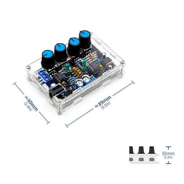 ICL8038 Högprecisions Justerbar Signalgenerator DIY Kit 5Hz-400Khz