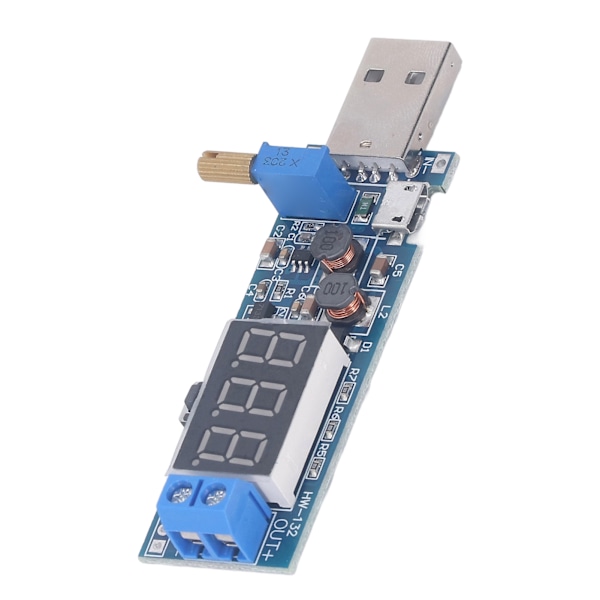 USB-strømforsyningsmodul DC3.5-12V til DC1.2-24V Buck Boost spændingsregulatoromformer-modul