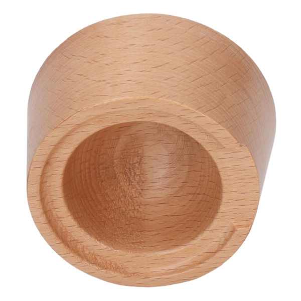 Genanvendelig kaffekapsel pulverfylder træ kaffekapsel refill holder bøg træ kaffekapsel fylder tilbehør