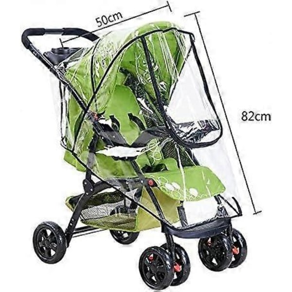 Regnskydd för barnvagn, Universellt skydd Vattentätt Dammskydd Anti-UV-skydd Regn- och Vindskydd