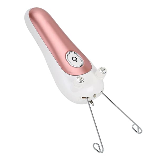 Elektrisk Trådepilator Fysisk Trådfjerner Hårfjerning til Ansigts Arm Ben BrugPink