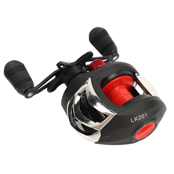 Lokkefiskehjul i plast, baitcasting-hjul, baitfiskehjul, 7,2:1 rotationsforhold, højre hånd, LK201