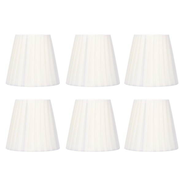 6Pcs Lamp Shade Cloth Crystal Chandelier Wall Light Modern Simple Household Supplies