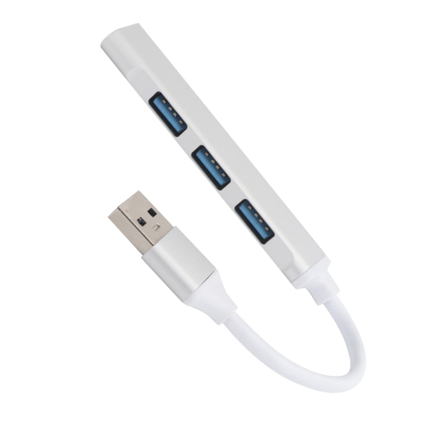 USB3.0 Hub 4-portars aluminiumlegering Adapter Converter UltraHigh Speed ​​Splitter Tillbehör