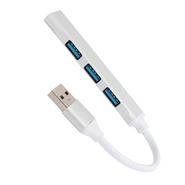 USB3.0-keskittimen 4-porttinen alumiiniseossovitinmuunnin UltraHigh Speed ​​Splitter -tarvikkeet