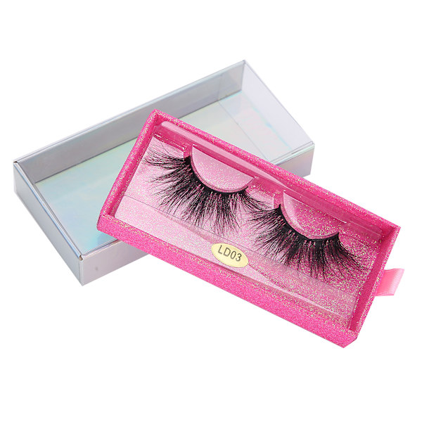 5D 25mm Falska Ögonfransar Makeup Falska Ögonfransar Fluffy Curling Långa Falska ÖgonfransarLD03