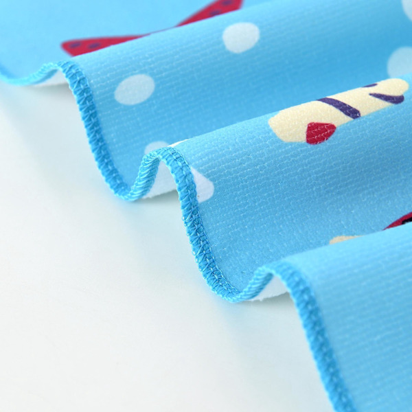 Octopus Hooded Beach Handduk för barn, Snabbtorkande Toddler Pool Wrap