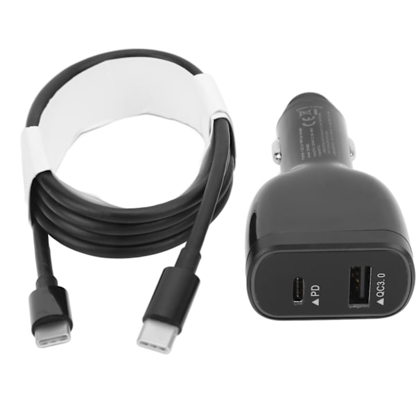 QC3.0 Snabbladdning Billaddare 2 Port USB C USB A Billaddare för Dji Mavic Drone Batteri Laddningstillbehör
