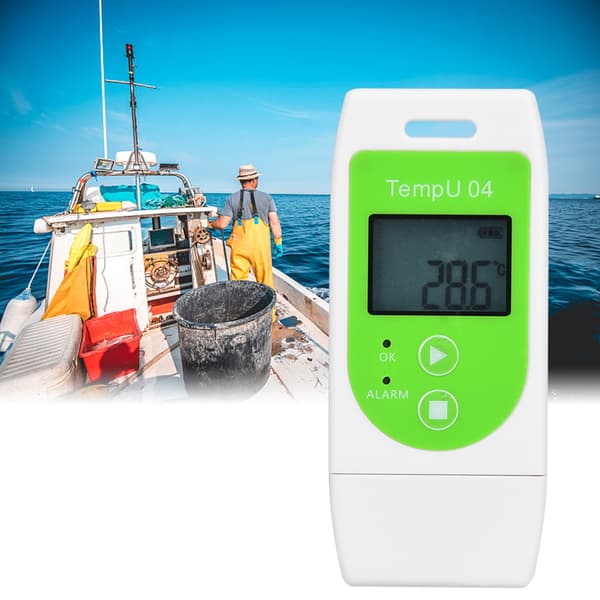 TempU04 PDF USB Temperatur Datalogger Gjenbrukbar Temperaturmåler