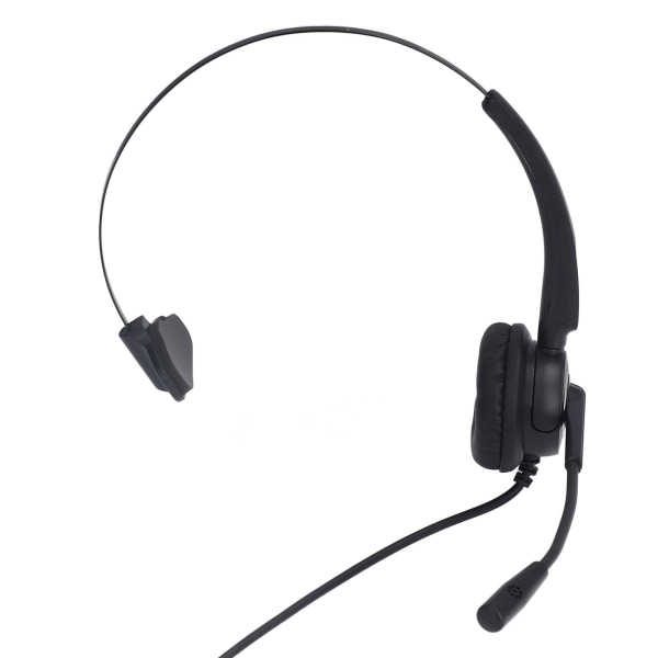 Kundeservice Headset Hovedmonteret støjreduktion Kablet Ergonomisk Call Center-hovedtelefon til kontortelemarketing