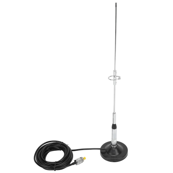 Bil VHF UHF Antenne Sucker med 5m Kabel SMA Hunn Adapter Kit Vanntett Plug and Play