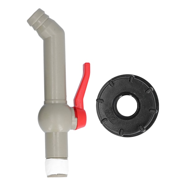 IBC Tank Kranadapter Vannslangekobling Hagetilbehør 45° 25mm Kran VVS-verktøy