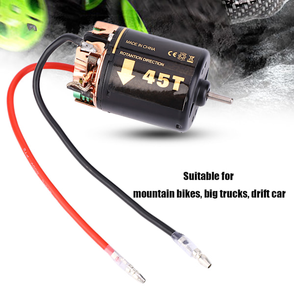 45T Universal RC modellbil 540 børsteløs motor for store lastebiler/klatrebilmodell