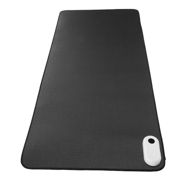 Oppvarmet musematte 150W 31x13in 3 temperaturmoduser Automatisk avstenging Rask oppvarming Varm skrivebordspute for kontor Husholdningsbord EU-plugg 220V Svart