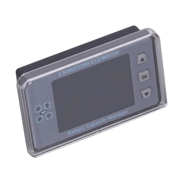 Voltmeter Coulometer Wireless Battery Capacity Manager Monitor med 2,4 tommers farge LCD-skjerm 500V 50A