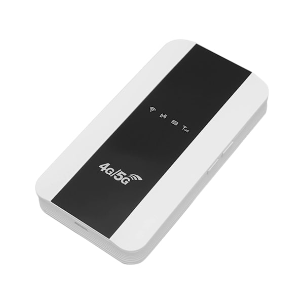 Mobil WiFi Hotspot med SIM-kortslot 4G LTE ulåst 150 Mbps 3000 mAh batteri bærbar WIFI til mobiltelefon Hvid EU-version