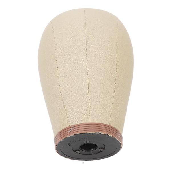 Parykk Mannequin Hode Nål Binding Canvas Hårstykke Modellhode for Parykk Styling Tørking Display 23in