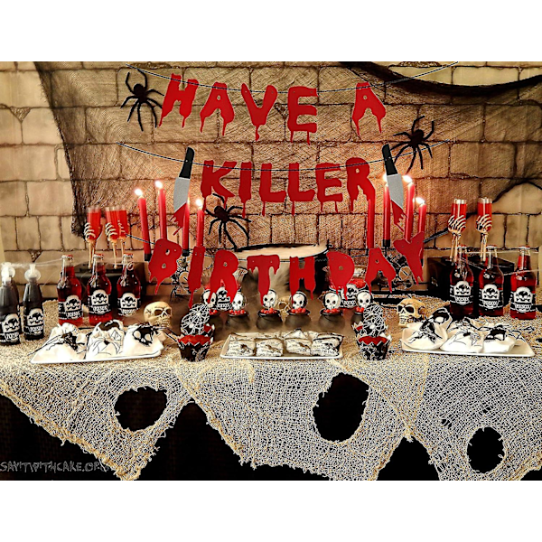 Händelsebanner för Halloween-födelsedagsfest