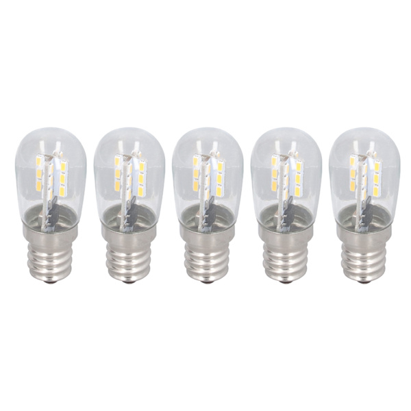 10 stk LED E12 Lyspære Glass Liten Taklampe Pære 500LM Vegglampe Pære for Soverom Kontor 220V