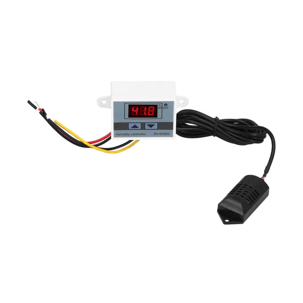 Digital fuktighetskontrollmodul LED hygrometersensor kontrollbryter 0~99% RH XHW3005 24V