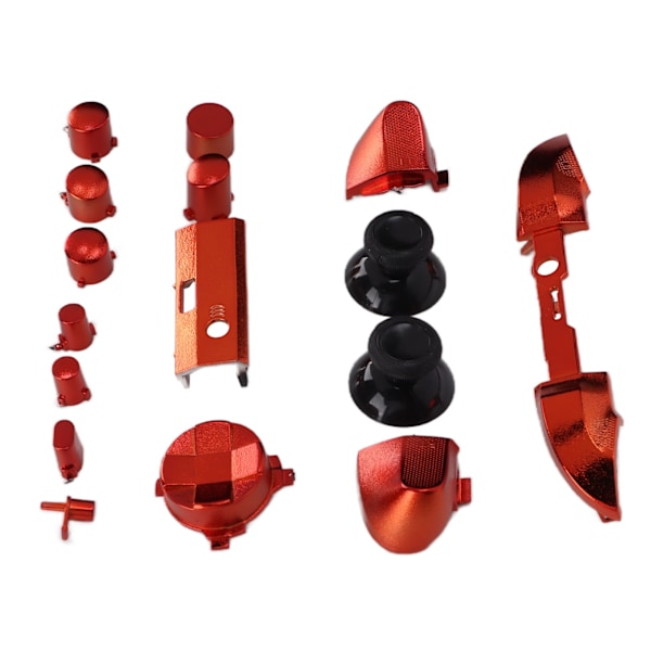 Full Game Controller Button Set Electroplating Replacement Handles Accessories for Xbox Series XRed