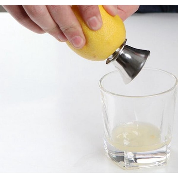 Manuell Juicer, Appelsin Sitron Lime Sølv Rustfritt Stål Juicer Kjøkkenverktøy