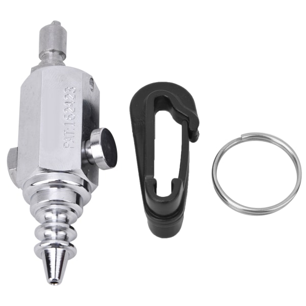 Rustfritt stål Profesjonell 8 cm Mini Portable Scuba Diving Universal Luftdyseutstyr for BCD Inflator Slange Clean ToolSilver