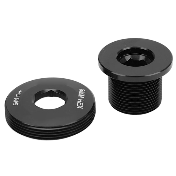Sykkelkrankarm-festerbolt M18 M30 Legering Sykkelkrank-skruer for landeveissykkel Svart