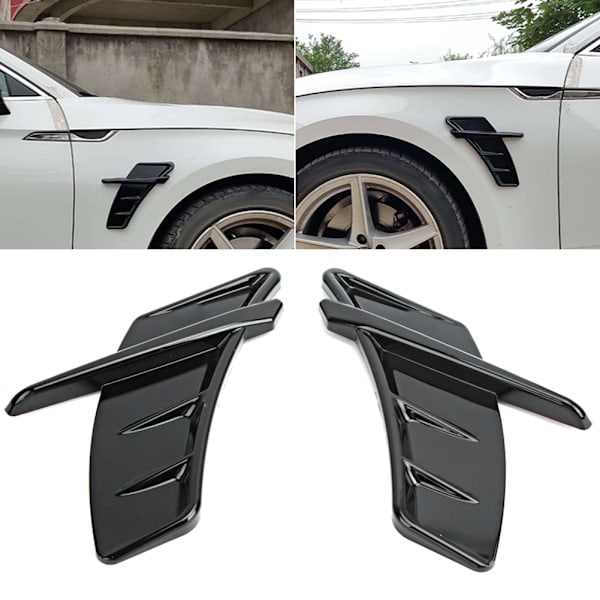 2 stk. Car ABS til ABT-stil Fender Cover Trim passer til A3/S3 2017-2019