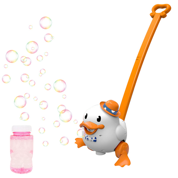 Bubbelgräsklippare för barn Hand Push Bubble Machine Utomhus Push Bubble Toys Födelsedagspresenter för flickor och pojkar