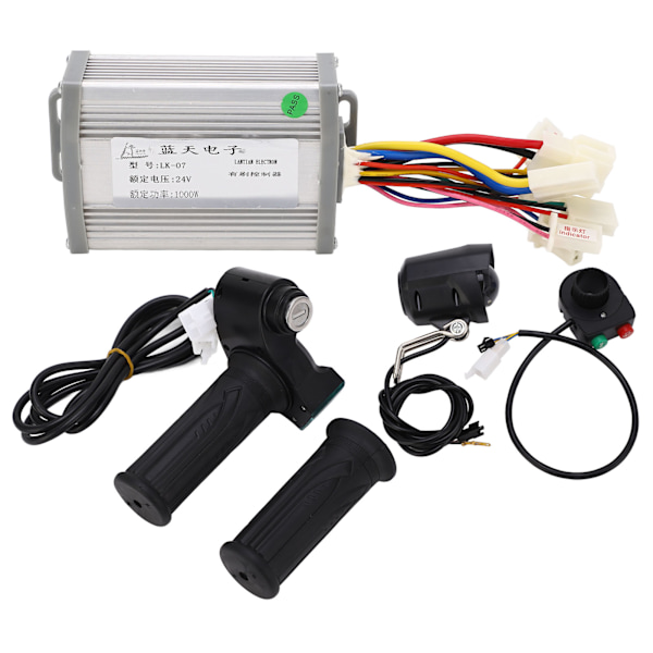 24V 1000W Motorbørste Controller Twist Throttle Forlygte Afbryder Sæt Elektrisk Cykel Cykel Controller Kit