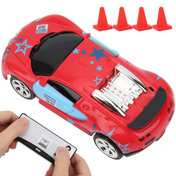 Mini RC-bil med burkburk kraftinduktion fyrvägs fjärrkontroll APP dubbel läge barnleksaksmodell (röd)