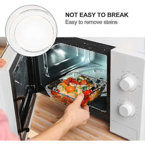 Universal Mikrobølgeovn Drejetallerken Glasplade Med Holder, 245mm/24,5cm/9,65in-N