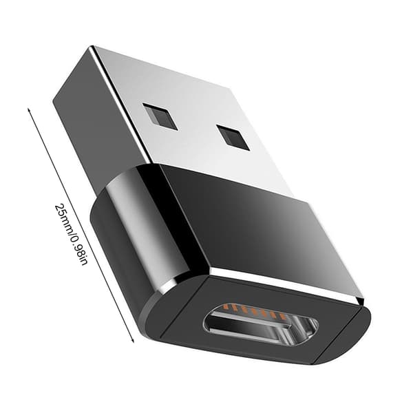 Typ C hona till USB hane-kontakt Typ C till USB-adapter
