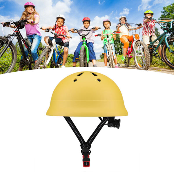 Babyhjälm för spädbarn och småbarn, cykelhjälm för sparkcykel, balanscykel, rullskridskor, gul
